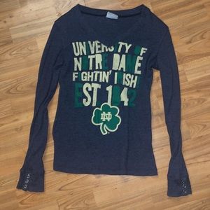 NOTRE DAME LONG SLEEVE THERMAL